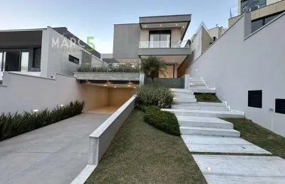 Casa em condomínio fechado com 4 quartos à venda na rua parque da chapada das mesas, residencial real park, arujá, 290 m2 por r$ 3.450.000