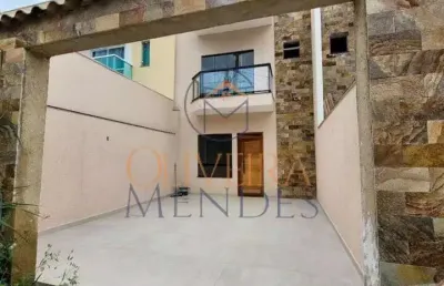 Excelente - triplex - 3 suites - 2 vagas - lavabo - quintal - jardim dos alfineiros  - ca418