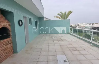 Recreio dos bandeirantes | cobertura 4 quartos, sendo 2 suites