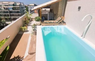 Recreio dos bandeirantes | cobertura 4 quartos, sendo 4 suites