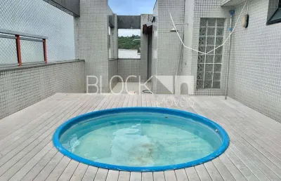 Barra da tijuca | cobertura 2 quartos, sendo 1 suite