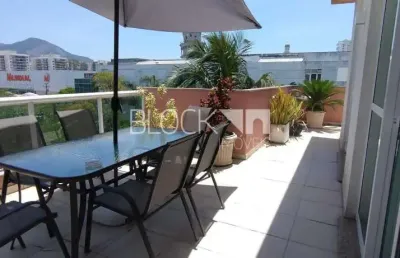 Recreio dos bandeirantes | cobertura 2 quartos, sendo 2 suites