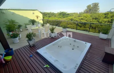 Recreio dos bandeirantes | cobertura 4 quartos, sendo 1 suite