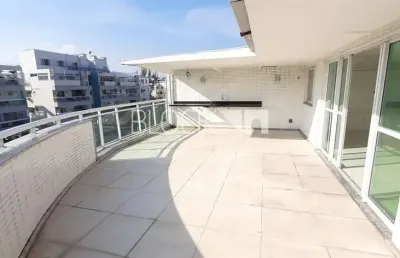 Recreio dos bandeirantes | cobertura 4 quartos, sendo 4 suites