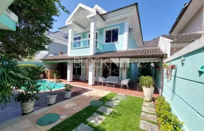 Recreio dos bandeirantes | casa de condomínio 4 quartos, sendo 4 suites