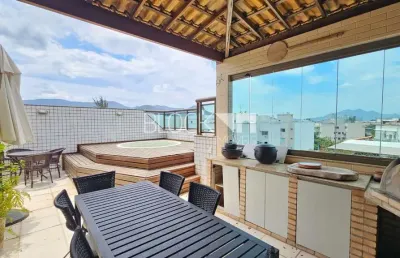 Recreio dos bandeirantes | cobertura 5 quartos, sendo 2 suites