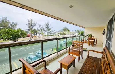 Recreio dos bandeirantes | apartamento 4 quartos, sendo 4 suites