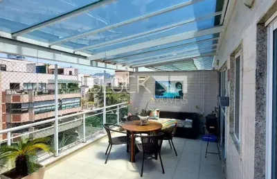 Recreio dos bandeirantes | cobertura 3 quartos, sendo 1 suite