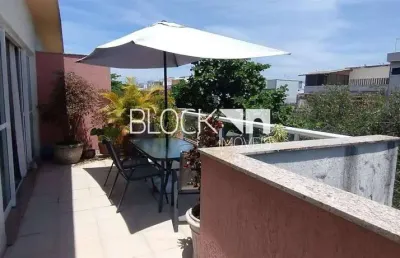 Recreio dos bandeirantes | cobertura 3 quartos, sendo 1 suite