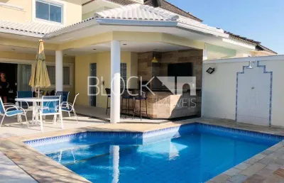 Barra da tijuca | casa de condomínio 5 quartos, sendo 3 suites