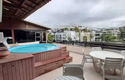 Recreio dos bandeirantes | cobertura 2 quartos, sendo 1 suite