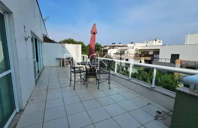 Recreio dos bandeirantes | cobertura 3 quartos, sendo 3 suites