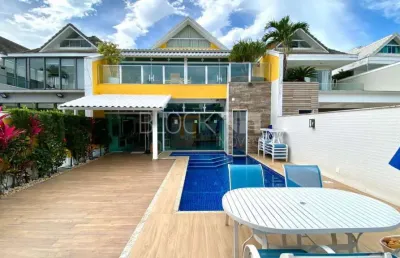Barra da tijuca | casa de condomínio 4 quartos, sendo 4 suites