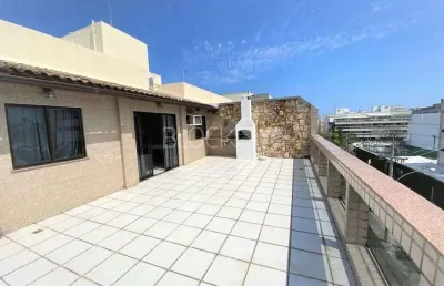Recreio dos bandeirantes | cobertura 3 quartos, sendo 1 suite