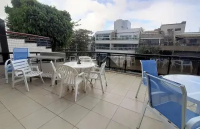 Recreio dos bandeirantes | cobertura 3 quartos, sendo 1 suite