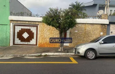 Casa térrea maravilhosa-400m² - 10x40-3dorm-2 suítes,jardim,5vagas,churrasqueira