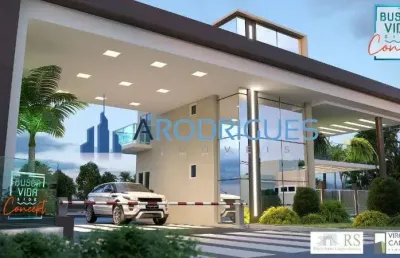 Casa em condomínio à venda em nova abrantes, camaçari-ba: 2 quartos, 1 suíte, 1 sala, 2 banheiros, 2 vagas de garagem - 70m².