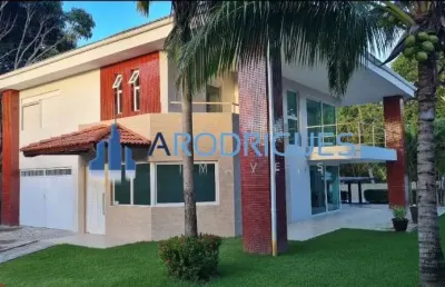 Casa em condomínio fechado com 4 quartos à venda no abrantes, camaçari  por r$ 1.800.000