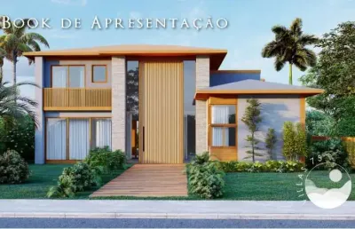 Casa em condomínio fechado com 5 quartos à venda na praia do forte, mata de são joão  por r$ 3.150.000