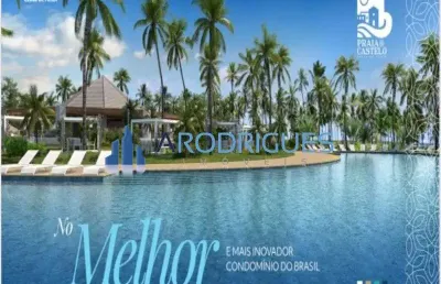 Lote á venda no condomínio praia do castelo, praia do forte - ba!