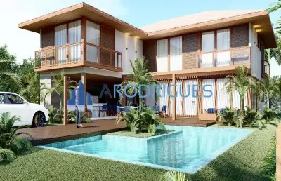 Lindíssima casa de luxo localizada em praia do forte no condomínio praia bella, um dos melhores da região!