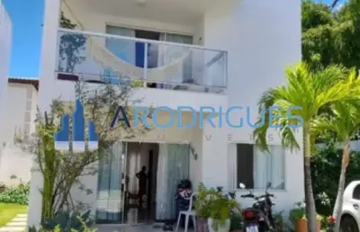 Lindíssima casa à venda com 4 dormitórios, 160 m²  - lauro de freitas/ba