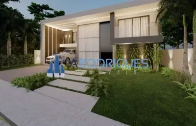 Linda casa sendo finalizando construção em junho no condomínio busca ville à venda com 624 m²!