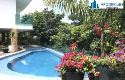Casa à venda alphaville i salvador - ba, alto padrão, piscina, vista mar, final de rua, com 5 suítes, home theater, área gourmet
