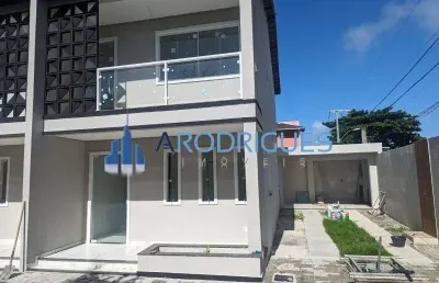 Casa em condomínio de luxo em ipitanga, lauro de freitas-ba: 3 quartos, 3 suítes, 2 vagas - 130m²