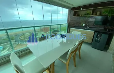 Armação vista mar - venda apartamento porteira fechada 3 quartos, 1 suíte, 3 vagas - salvador-ba