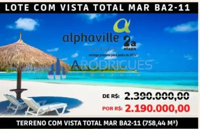 Terreno de 758,44 m² em condomínio de luxo em guarajuba, camaçari-ba: sua oportunidade de investir!