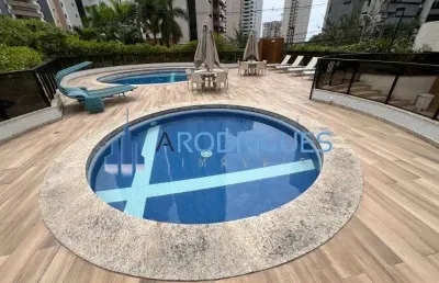 Luxuoso apartamento de 4 quartos no horto florestal mobiliado em salvador-ba: 3 suítes, 2 salas, 5 banheiros, 4 vagas, 281m²!