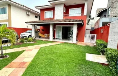 Casa em condomínio para venda em lauro de freitas, portão, 4 dormitórios, 4 suítes, 5 banheiros, 2 vagas