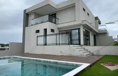 Casa em condomínio para venda em camaçari, alphaville i, 4 dormitórios, 4 suítes, 5 banheiros, 2 vagas