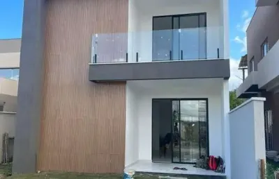 Casa em condomínio para venda em camaçari, catu de abrantes (abrantes), 4 dormitórios, 1 suíte, 2 banheiros, 4 vagas