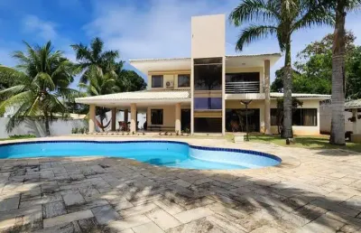 Casa em condomínio para venda em lauro de freitas, portão, 4 dormitórios, 4 suítes, 6 banheiros, 10 vagas