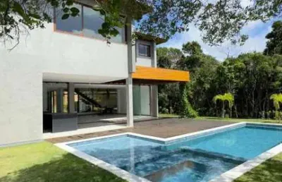 Casa em condomínio para venda em mata de são joão, centro, 5 dormitórios, 5 suítes, 6 banheiros, 6 vagas