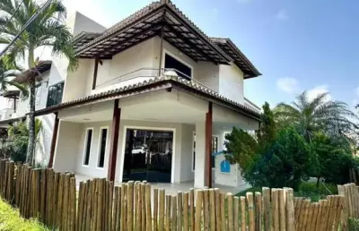 Casa em condomínio para venda em lauro de freitas, centro, 4 dormitórios, 3 suítes, 4 banheiros, 2 vagas