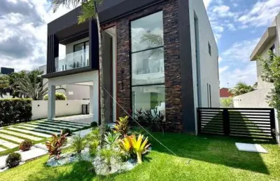 Casa em condomínio para venda em camaçari, alphaville i, 4 dormitórios, 4 suítes, 5 banheiros, 4 vagas