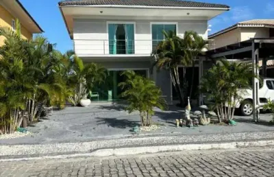 Casa em condomínio para venda em lauro de freitas, buraquinho, 4 dormitórios, 4 suítes, 5 banheiros, 4 vagas