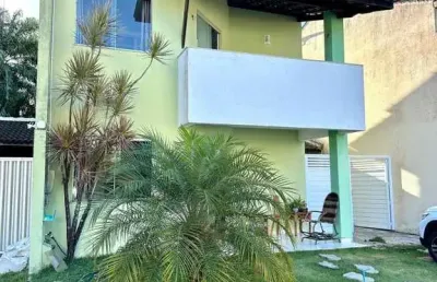 Casa em condomínio para venda em lauro de freitas, buraquinho, 4 dormitórios, 1 suíte, 4 banheiros, 5 vagas