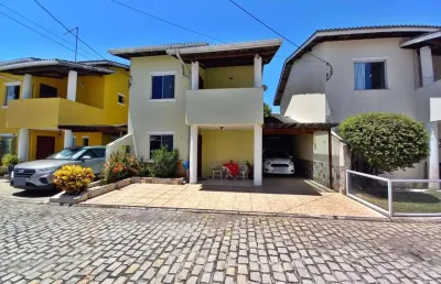Casa em condomínio para venda em lauro de freitas, pitangueiras, 4 dormitórios, 2 suítes, 3 banheiros, 3 vagas