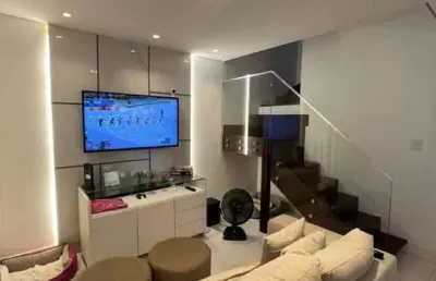Casa em condomínio para venda em salvador, stella maris, 3 dormitórios, 3 suítes, 4 banheiros, 2 vagas