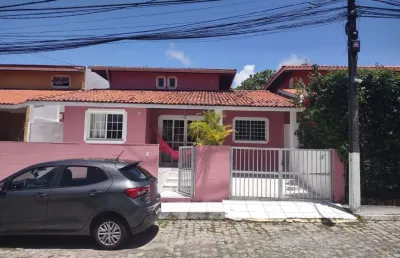 Casa em condomínio para venda em lauro de freitas, vilas do atlântico, 4 dormitórios, 2 suítes, 4 banheiros, 3 vagas