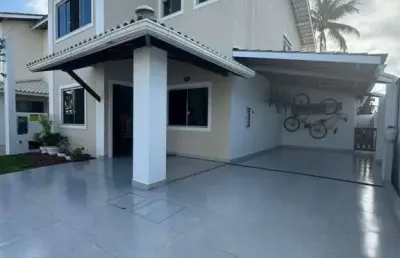 Casa em condomínio para venda em lauro de freitas, buraquinho, 4 dormitórios, 3 suítes, 4 banheiros, 3 vagas