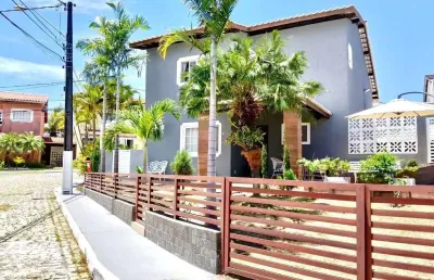 Casa em condomínio para venda em lauro de freitas, vilas do atlântico, 4 dormitórios, 2 suítes, 4 banheiros, 2 vagas
