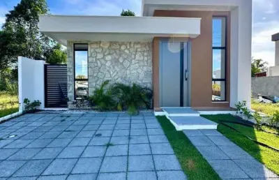 Casa em condomínio para venda em camaçari, catu de abrantes (abrantes), 3 dormitórios, 1 suíte, 2 banheiros, 2 vagas