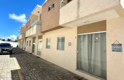 Casa em condomínio para venda em lauro de freitas, ipitanga, 2 dormitórios, 2 suítes, 3 banheiros, 1 vaga