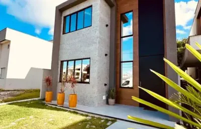 Casa em condomínio para venda em camaçari, vila de abrantes (abrantes), 4 dormitórios, 4 suítes, 5 banheiros, 2 vagas