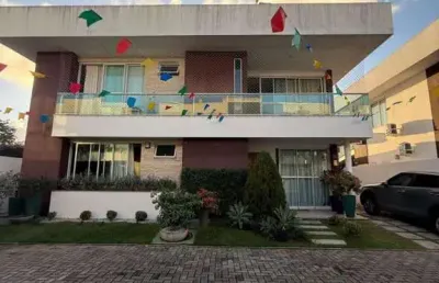 Casa em condomínio para venda em lauro de freitas, buraquinho, 4 dormitórios, 4 suítes, 5 banheiros, 2 vagas